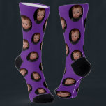 Personalised Funny Face Photo  Socks<br><div class="desc">Our personalised black funny socks. These personalised socks allow you to put your face or a loved one's face on the socks for a truly unique and personal gift. The unisex design makes it perfect for anyone. Whether for yourself or as a gift, these photo socks are sure to put...</div>