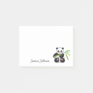 Personalised Funny Fat Panda notepad