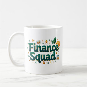 Personalised Funny Finance Squad Coffee Mug