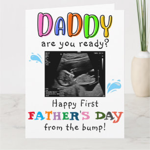 Personalised Funny First Fathers Day from Bump Card