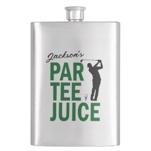 Personalised Funny Golf Par Tee Juice Hip Flask
