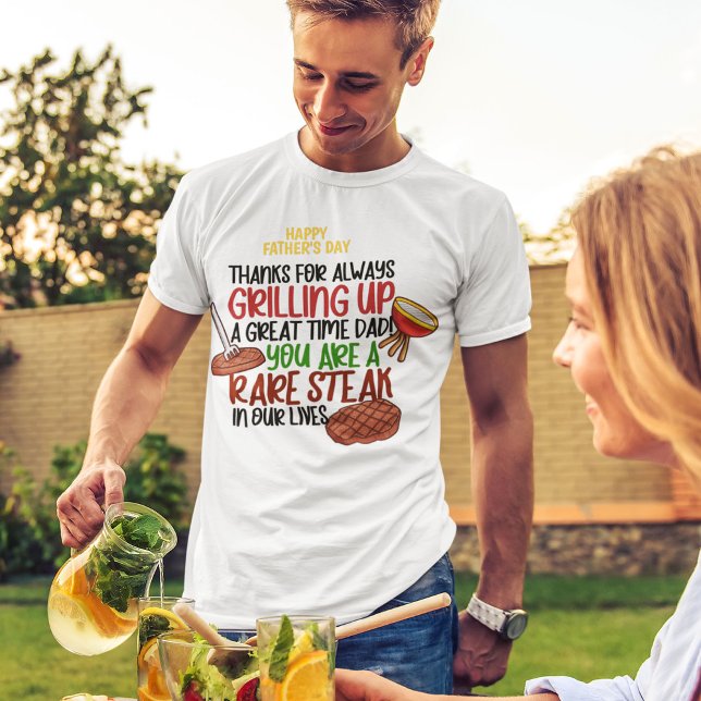 Personalised Funny Grill Chef Daddy T-Shirt (Creator Uploaded)