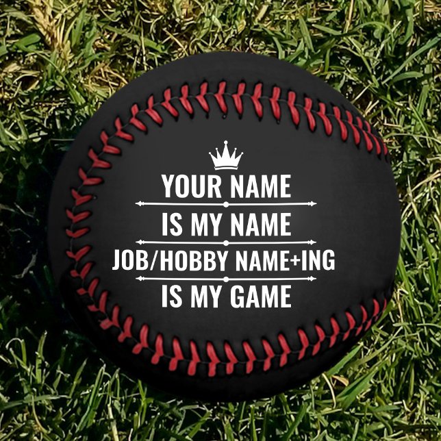 Personalised Funny Job and Hobby Name Softball (Creator Uploaded)