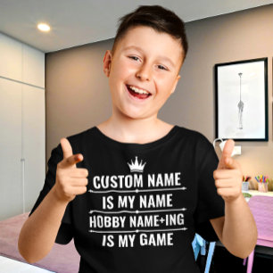 Personalised Funny Job and Hobby Name T-Shirt
