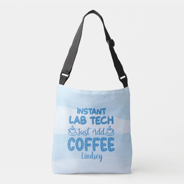 Personalised Funny Lab Technician/Phlebotomist  Crossbody Bag (Front)