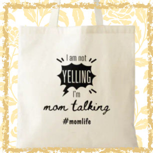 Personalised Funny Mum Life Momlife Mother Mama Tote Bag
