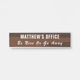 Personalised funny Office Sign