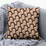 Personalised Funny Overlapping Face Photo Accent Cushion<br><div class="desc">create a funny decorative throw Pillow covered in your face or a friends with this easy to use template. simply upload a cutout of the face or object you wish to use with a transparent background, and voila! make sure to crop the image as tightly to the face/object as you...</div>