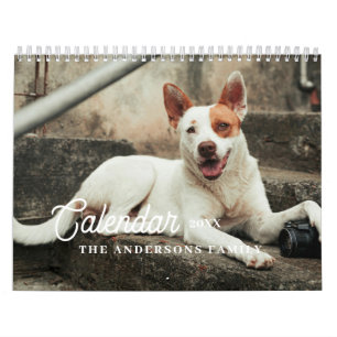 Personalised Funny Pet Dog Photo Calendar