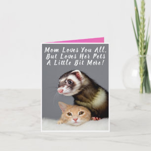 Personalised Funny Pet Photo Mother's Day Card