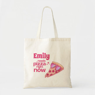 Personalised Funny Pizza Love Gift Tote Bag