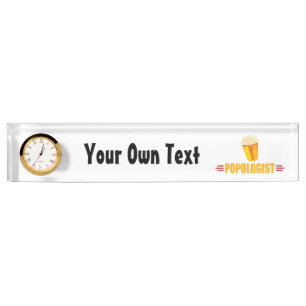 Personalised Funny Popcorn Nameplate