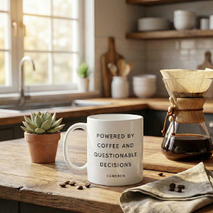 Personalised Funny Quote Coffee Lover Sarcastic Mug
