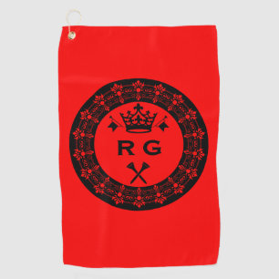 Personalised Funny Royal Golf Ball Towel