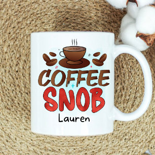 Personalised Funny Snob Coffee Mug