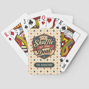Personalised Funny Stylish Vintage  Playing Cards