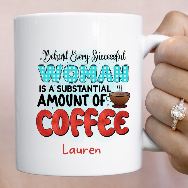Personalised Funny  Successful Women's  Coffee Mug (Creator Uploaded)