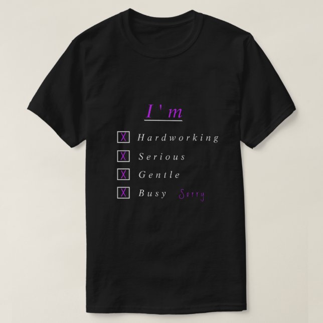 Personalised Funny T-Shirt (Design Front)