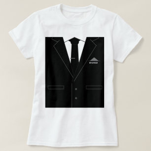 Personalised Funny T-Shirt with Business Suit