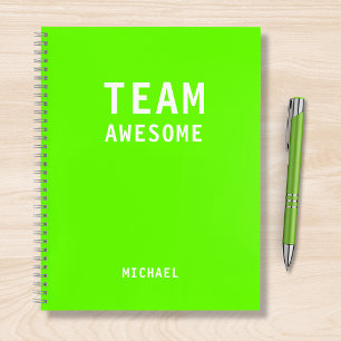 Personalised Funny Team Coworker Gift Notebook