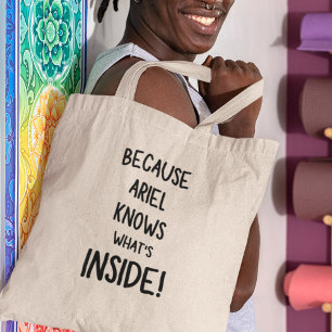 Personalised Funny Unique Statement Gift Tote Bag