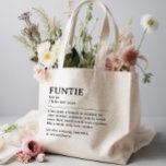 Personalised Funtie Definition Quote<br><div class="desc">This Funtie definition quote design is the perfect way to celebrate the special bond your sister shares with your child as a "Fun Aunt". This design is something that not only brightens her life but also captures the unique joy and love she brings to your family. Whether it's for a...</div>