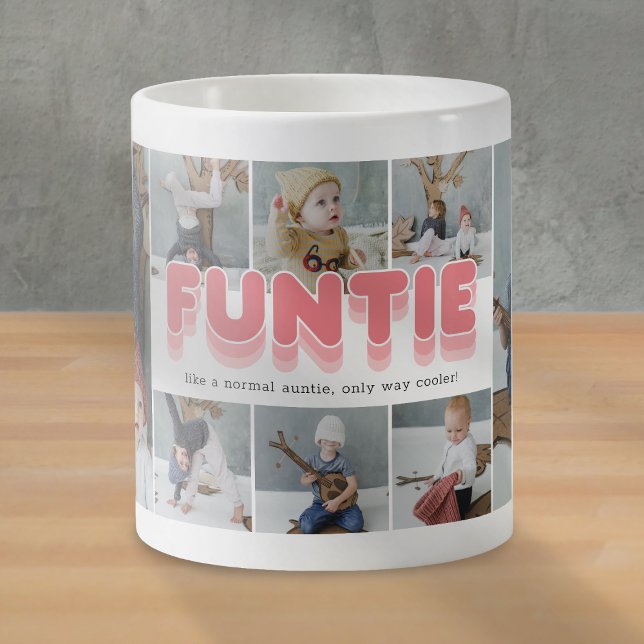 Personalised Funtie Photo Collage Mug (Creator Uploaded)