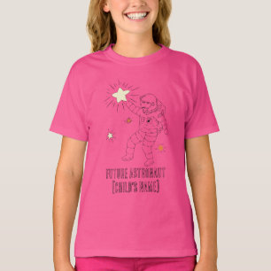 Personalised Future Astronaut Kids T-Shirt
