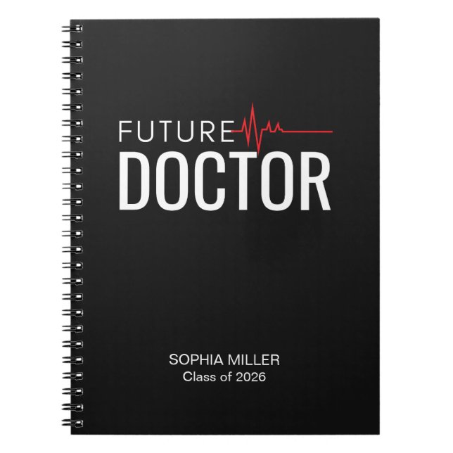 Personalised Future Doctor Graduation Notebook (Front)