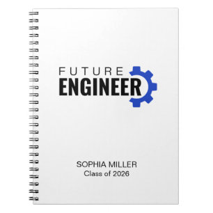 Personalised Future Engineer Graduation Notebook