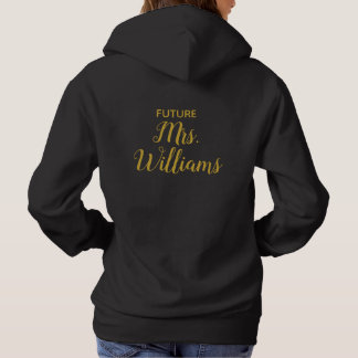 Personalised Future Mrs Bride Gift Custom Fiancee Hoodie