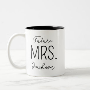 Personalised Future Mrs Mug For Fiancé Coffee Mug