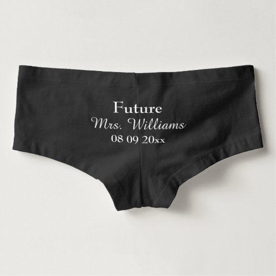 Personalised Future Mrs. Panties