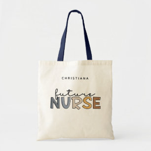 Personalised Future Nurse Nursing Student Gifts Tote Bag