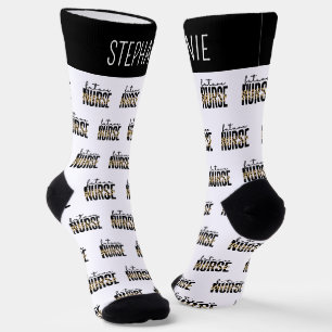 Personalised Future Nurse Student Nurse gifts Socks