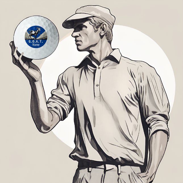 Personalised G.O.A.T. Titleist 2023 Pro V1 Golf Balls (Personalized G.O.A.T. golf ball)