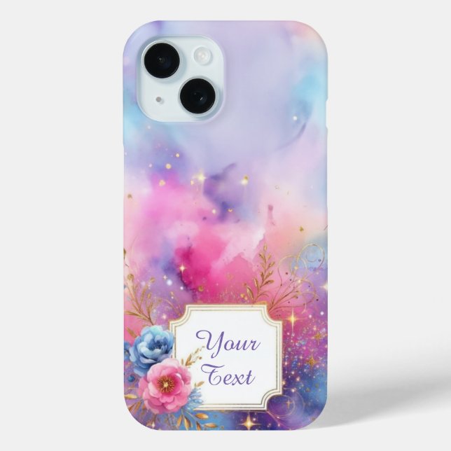 Personalised Galactic Bloom Case-Mate iPhone Case (Back)