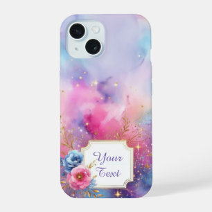 Personalised Galactic Bloom iPhone 15 Case