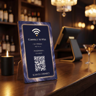 Personalised Galaxy Gold Frame Wifi