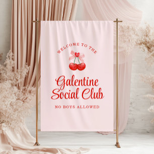 Personalised Galentine's Day Party Welcome Banner
