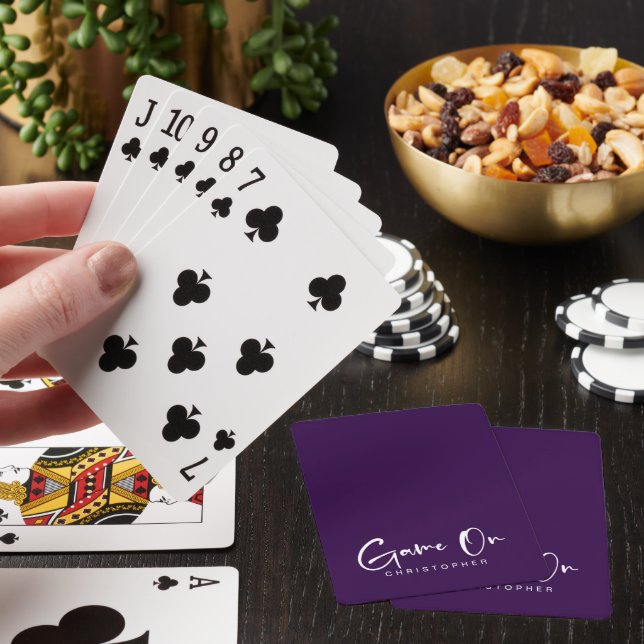 Personalised Game On Playing Cards (In Situ)