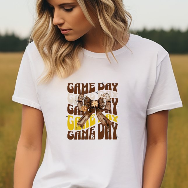Personalised Gameday Mum Football Lover T-Shirt (Creator Uploaded)
