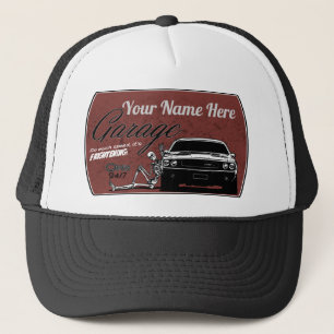 Personalised Garage Trucker Hat