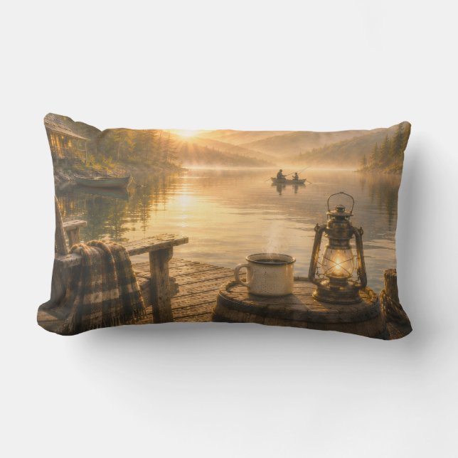 Personalised Garden & Patio Lumbar Pillow (Front)