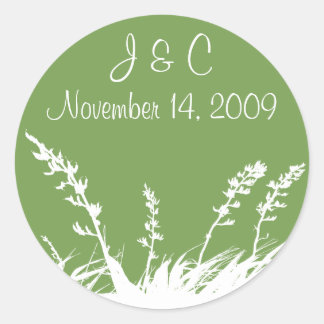 Personalised Garden Silhouette Envelope Seal