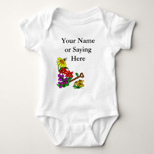 Personalised Gardener Saying Baby Bodysuit