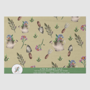 Personalised Gardening Florist Tissue Paper