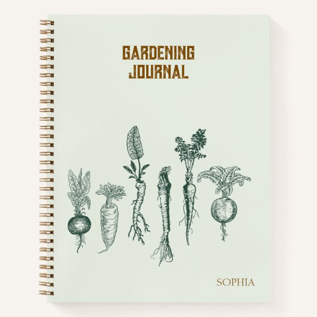 Personalised Gardening Journal (Front)