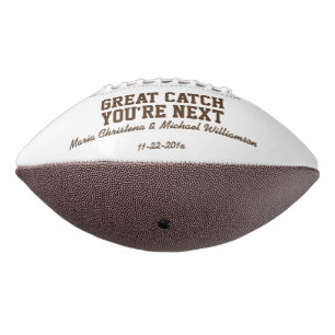 Personalised Garter Toss Football