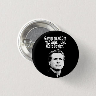 Personalised Gavin Newsom 3 Cm Round Badge